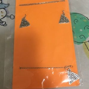 Necklace and earrings